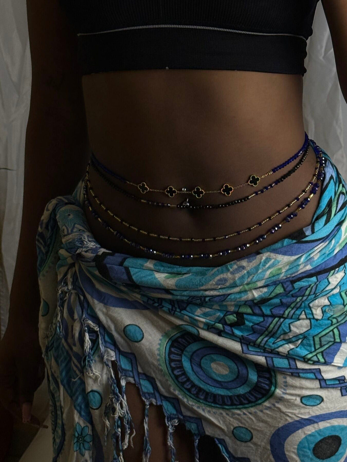 Baya en cristal Saphir Royal - moon creation